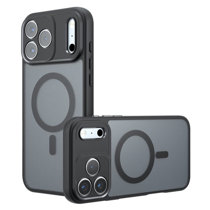 MagSafe pouzdro pro Apple iPhone 18 Pro Max / 17 Pro Max, Techsuit, PureFrost, Černá saténová