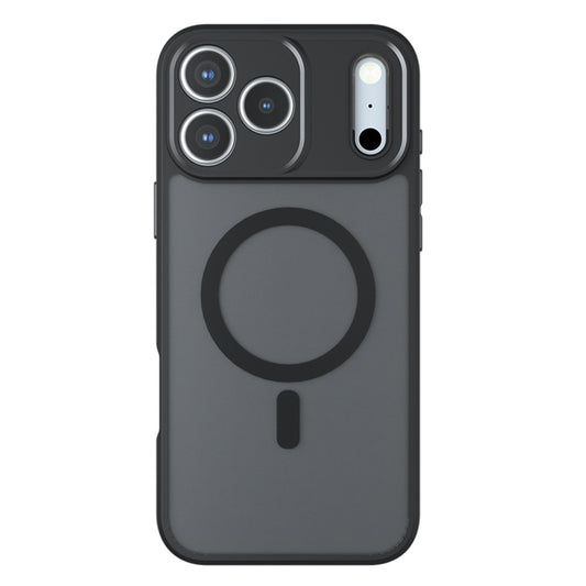 MagSafe pouzdro pro Apple iPhone 18 Pro Max / 17 Pro Max, Techsuit, PureFrost, Černá saténová