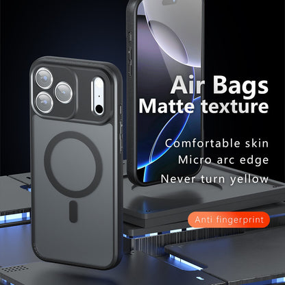 MagSafe pouzdro pro Apple iPhone 18 Pro Max / 17 Pro Max, Techsuit, PureFrost, Černá saténová