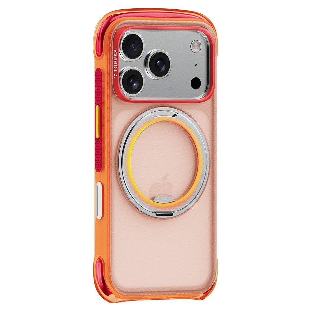 MagSafe pouzdro pro Apple iPhone 18 Pro Max / 17 Pro Max, Torras, O3 Air Core, Oranžové