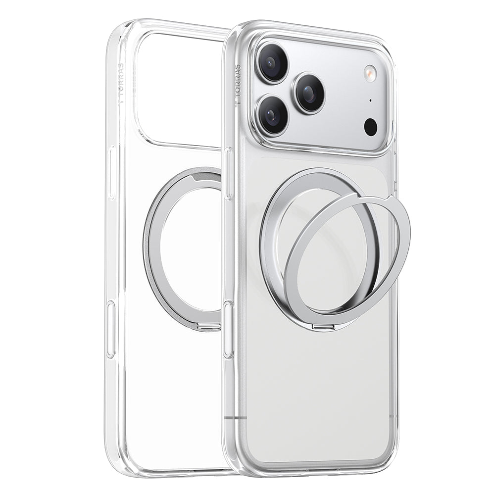 MagSafe pouzdro pro Apple iPhone 18 Pro Max / 17 Pro Max, Torras, Ostand O1 Guardian, Průhledné