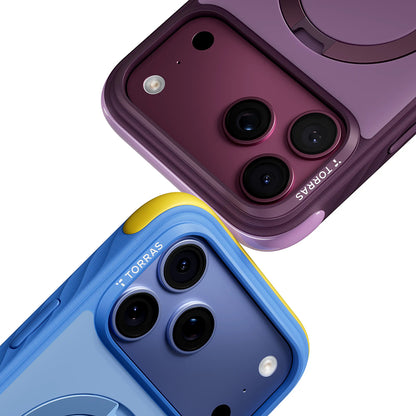 MagSafe pouzdro pro Apple iPhone 18 Pro Max / 17 Pro Max, Torras, Ostand Q3 Rugged, černé