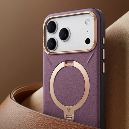 MagSafe pouzdro pro Apple iPhone 18 Pro Max / 17 Pro Max, Torras, QPRO Leather, černé