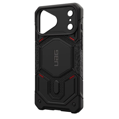 MagSafe pouzdro pro Apple iPhone 18 Pro Max / 17 Pro Max, Urban Armor Gear Kevlar, Monarch Pro, černé
