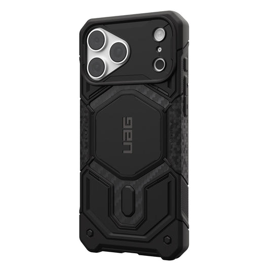 MagSafe pouzdro pro Apple iPhone 18 Pro Max / 17 Pro Max, Urban Armor Gear, Monarch Pro Carbon, Černá