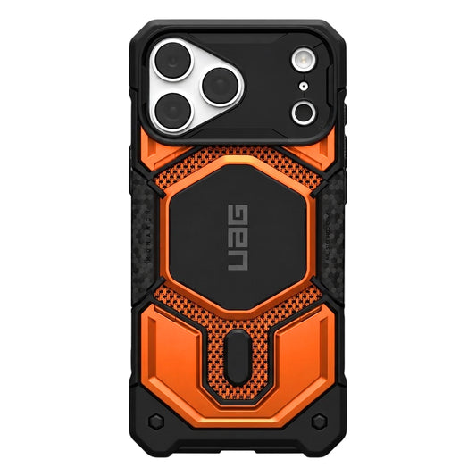 MagSafe pouzdro pro Apple iPhone 18 Pro Max / 17 Pro Max, Urban Armor Gear, Monarch Pro Kevlar, Oranžové