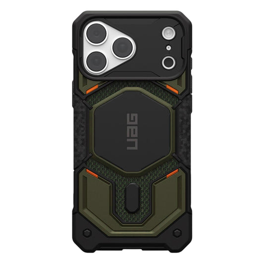 MagSafe pouzdro pro Apple iPhone 18 Pro Max / 17 Pro Max, Urban Armor Gear, Monarch Pro Kevlar, Zelená