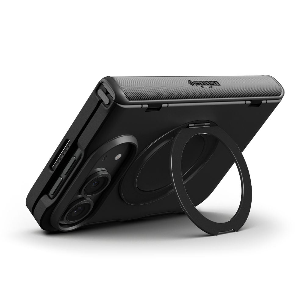 Pouzdro MagSafe pro Apple iPhone Duo, Spigen, Slim Armor Pro S, černé ACS11780