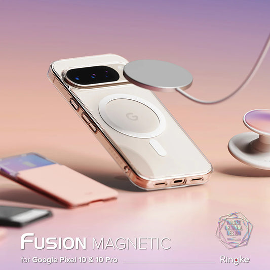 MagSafe pouzdro pro Google Pixel 10 Pro / 10, Ringke, Fusion, průhledné
