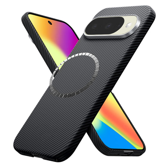 Pouzdro MagSafe pro Google Pixel 10 Pro / 10, Techsuit, Aramid Fiber, Černá