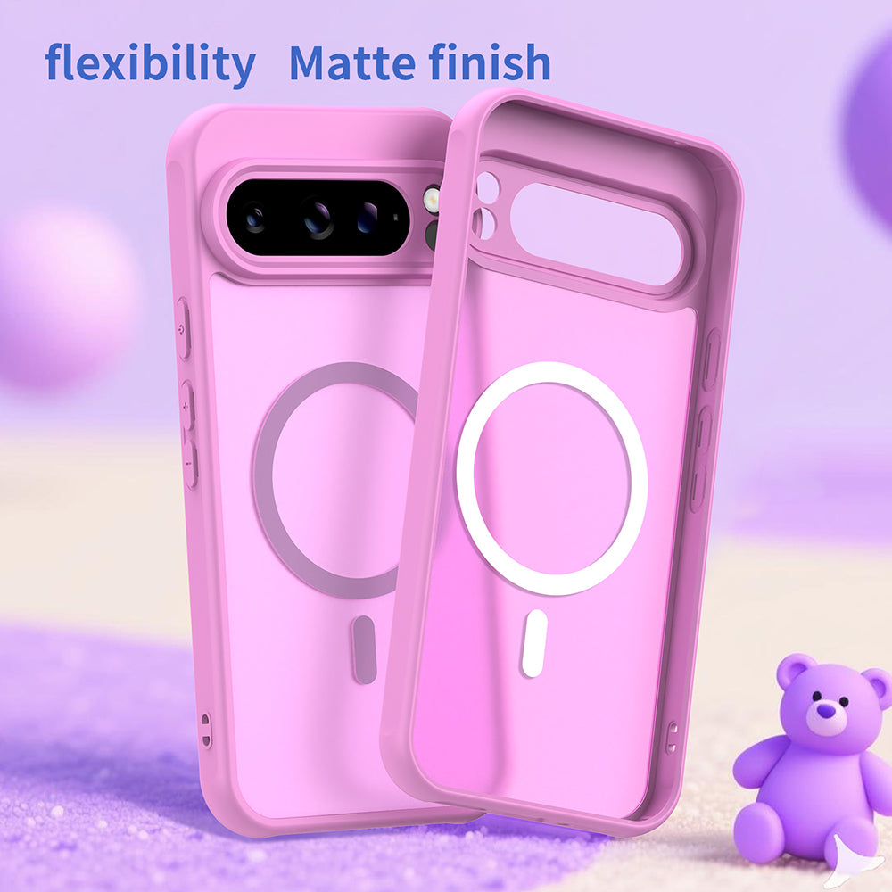 Pouzdro MagSafe pro Google Pixel 10 Pro, Techsuit, HaloFrost II, Růžová