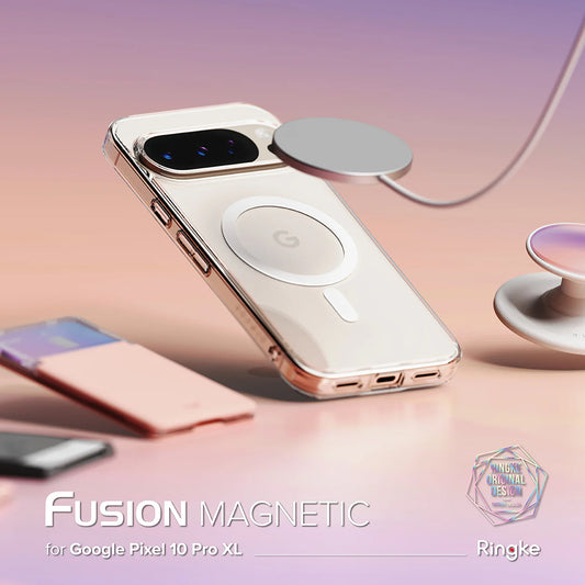 MagSafe pouzdro pro Google Pixel 10 Pro XL, Ringke, Fusion, Transparentní