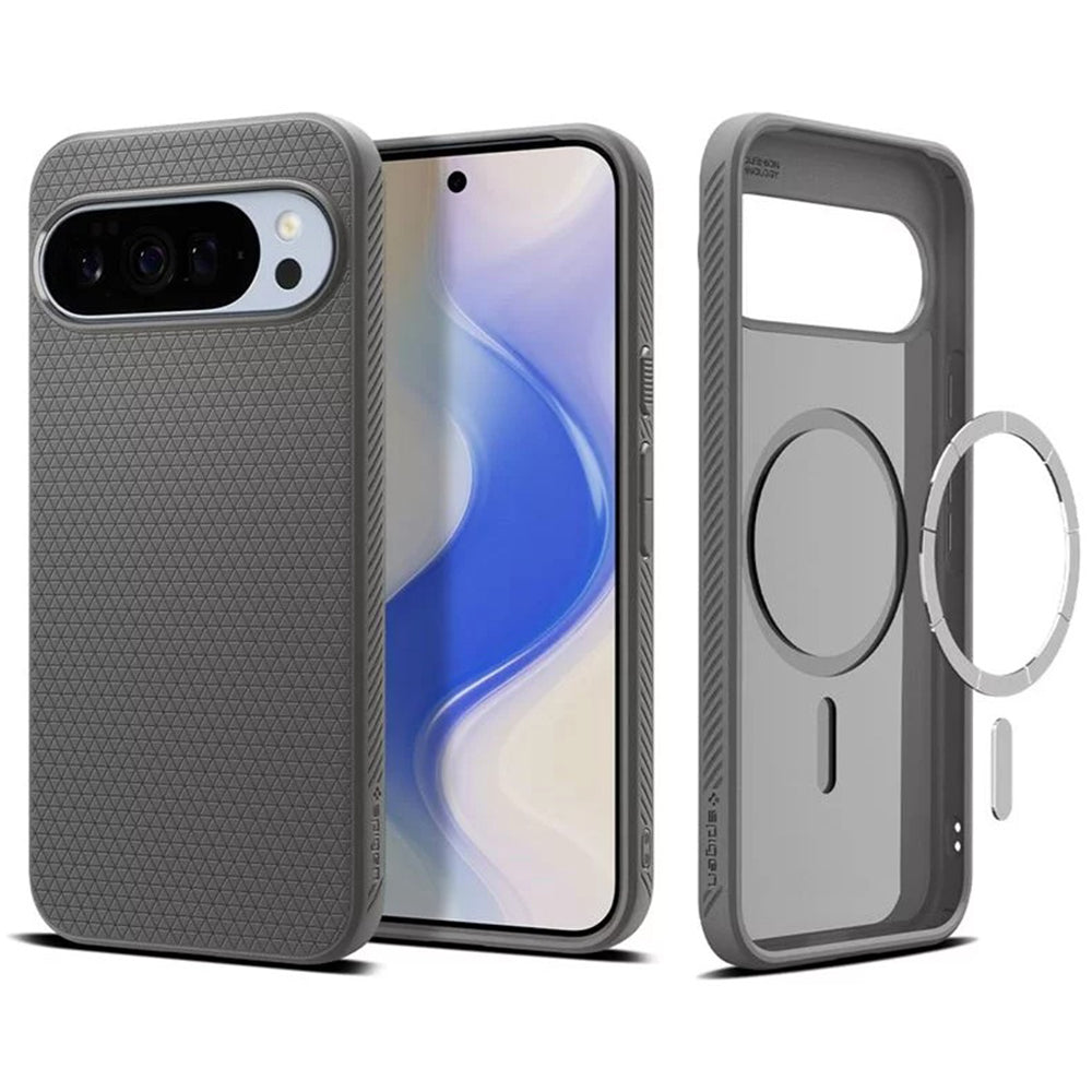 Pouzdro MagSafe pro Google Pixel 10 Pro XL, Spigen, Liquid Air, šedé ACS09720