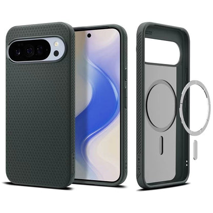 Pouzdro MagSafe pro Google Pixel 10 Pro XL, Spigen, Liquid Air, Zelená ACS09719