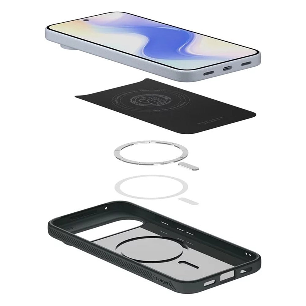 Pouzdro MagSafe pro Google Pixel 10 Pro XL, Spigen, Liquid Air, Zelená ACS09719