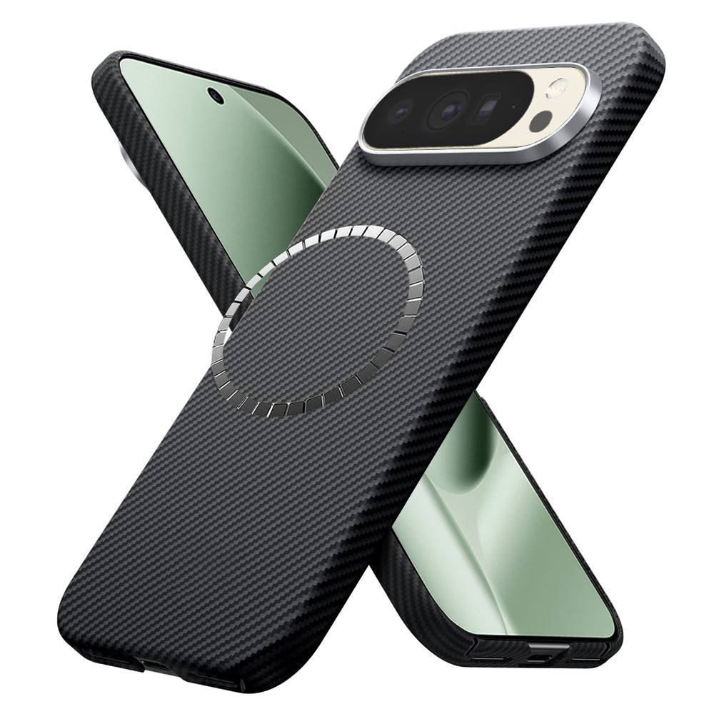 Pouzdro MagSafe pro Google Pixel 10 Pro XL, Techsuit, Aramid Fiber, Černá