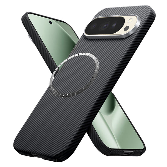 Pouzdro MagSafe pro Google Pixel 10 Pro XL, Techsuit, Aramid Fiber, Černá
