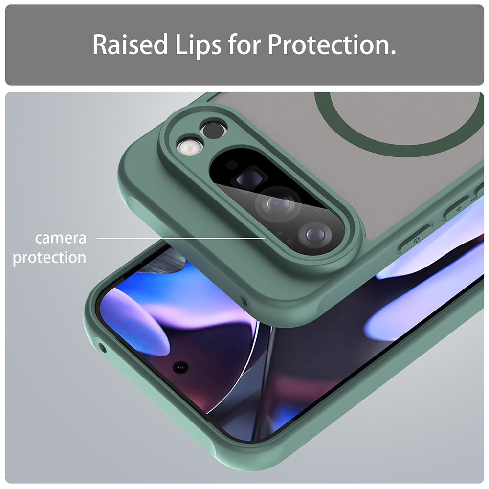 MagSafe pouzdro pro Google Pixel 10 Pro XL, Techsuit, HaloFrost II, Zelená