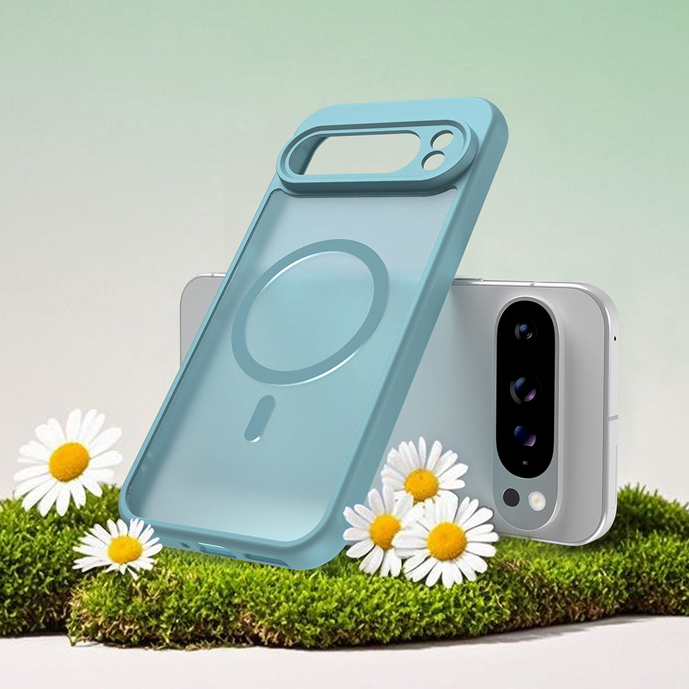 Pouzdro MagSafe pro Google Pixel 10 Pro XL, Techsuit, HaloFrost II, Světle zelená