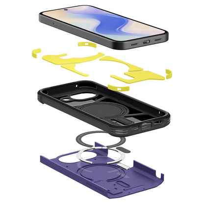 Pouzdro MagSafe pro Google Pixel 10a, Spigen, Tough Armor, Fialové ACS11281
