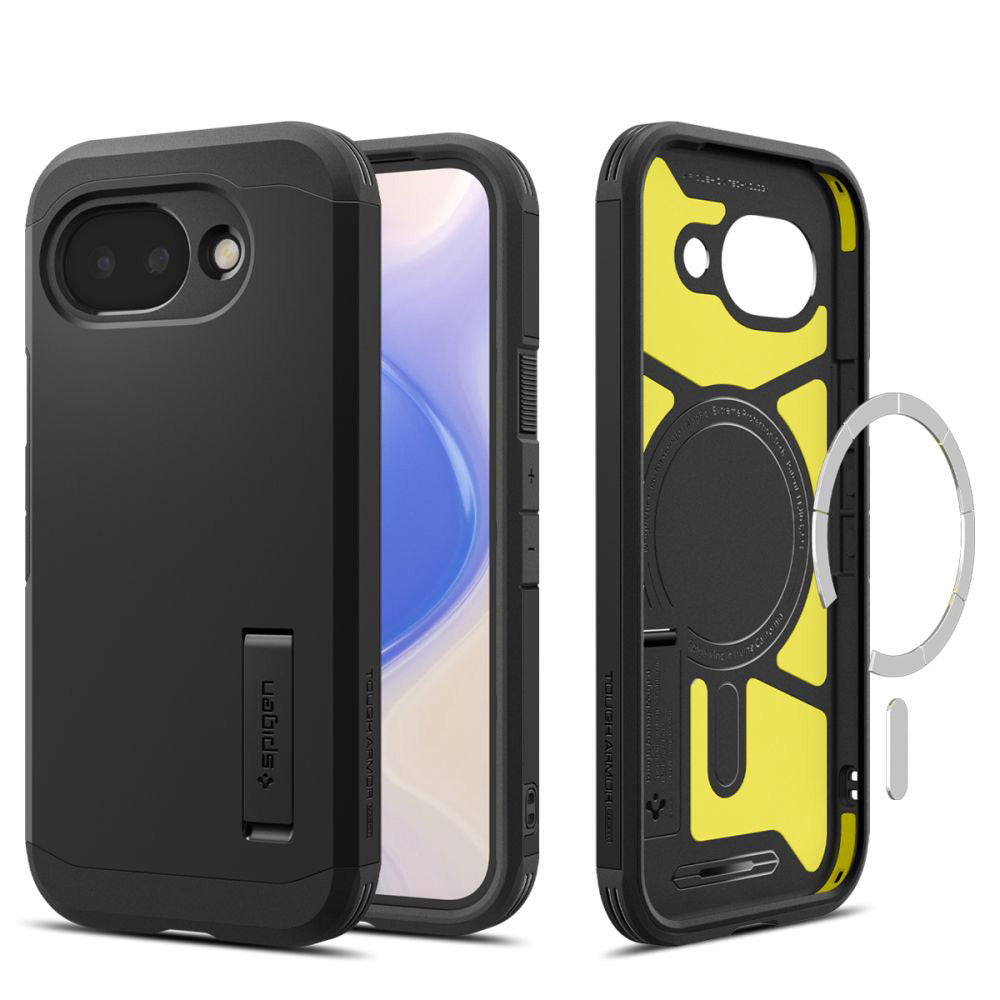 Pouzdro MagSafe pro Google Pixel 10a, Spigen, Tough Armor, Černé ACS11280
