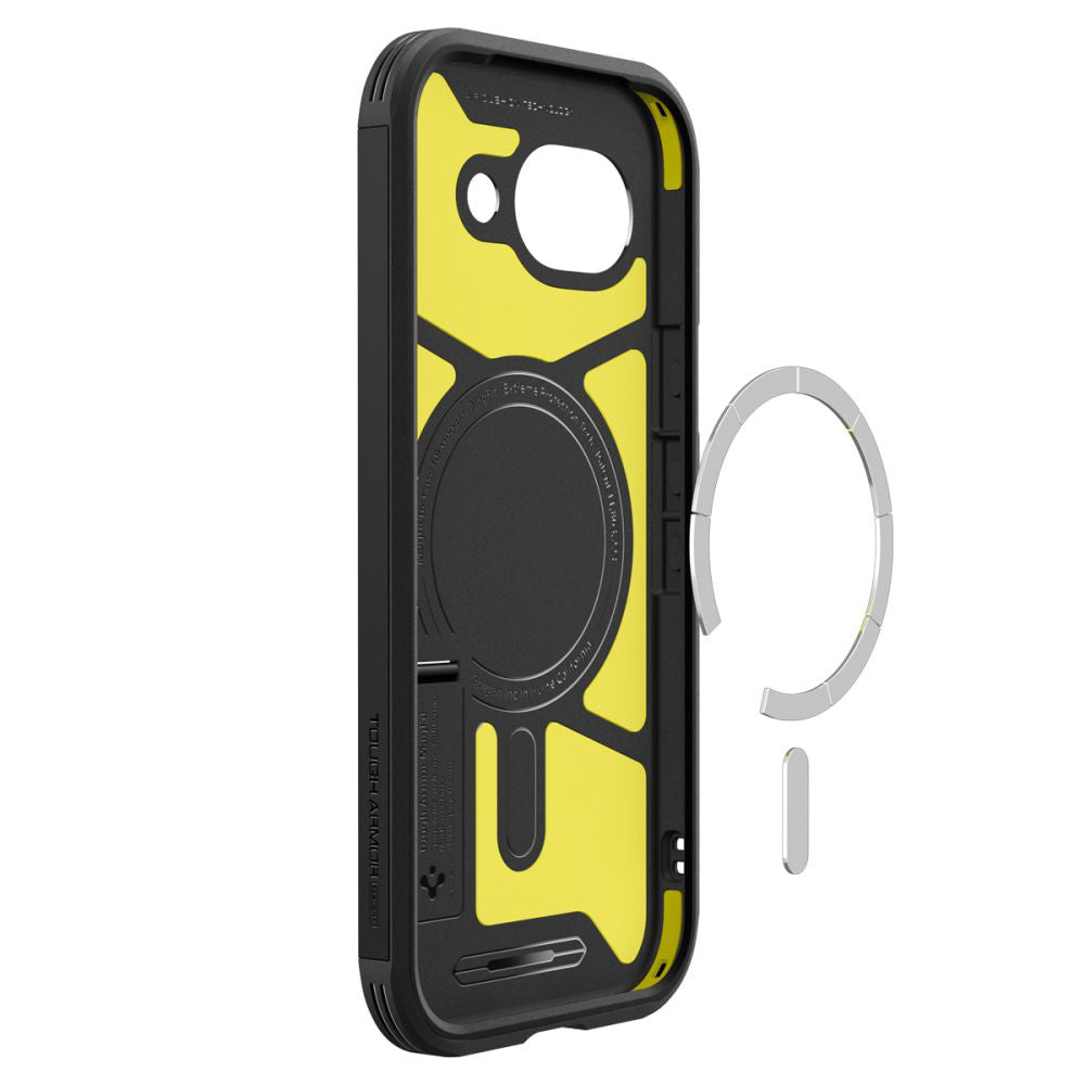 Pouzdro MagSafe pro Google Pixel 10a, Spigen, Tough Armor, Černé ACS11280