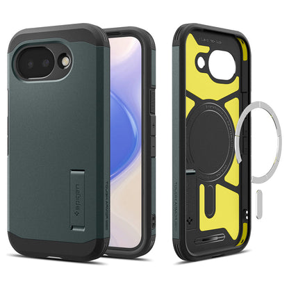 Pouzdro MagSafe pro Google Pixel 10a, Spigen, Tough Armor, Zelená ACS11282