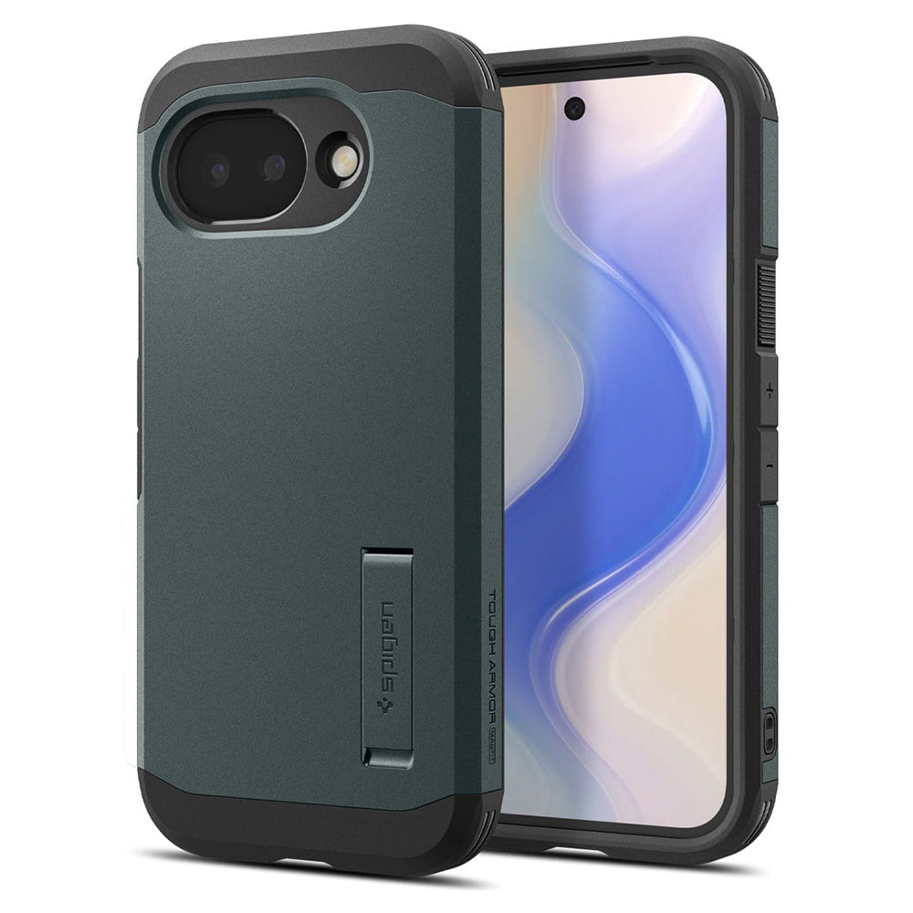 Pouzdro MagSafe pro Google Pixel 10a, Spigen, Tough Armor, Zelená ACS11282