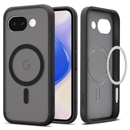 Pouzdro MagSafe pro Google Pixel 10a, Spigen, Ultra Hybrid, Saténově černé ACS11278