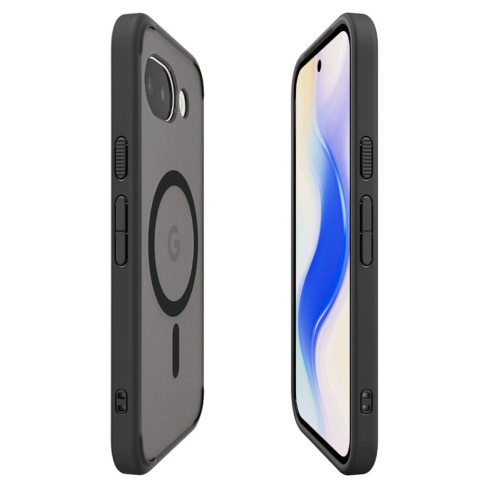 Pouzdro MagSafe pro Google Pixel 10a, Spigen, Ultra Hybrid, Saténově černé ACS11278