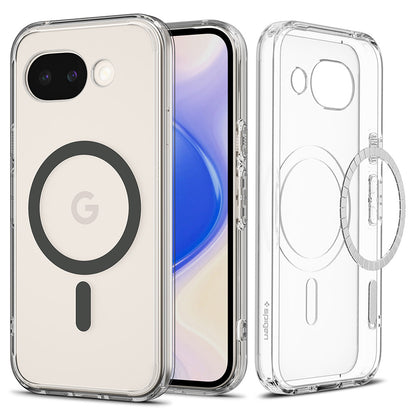 Pouzdro MagSafe pro Google Pixel 10a, Spigen, Ultra Hybrid, Průhledná Šedá ACS11277