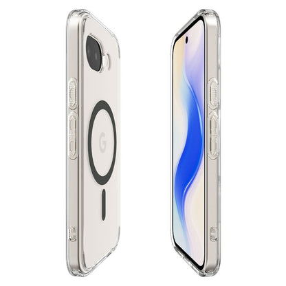 Pouzdro MagSafe pro Google Pixel 10a, Spigen, Ultra Hybrid, Průhledná Šedá ACS11277