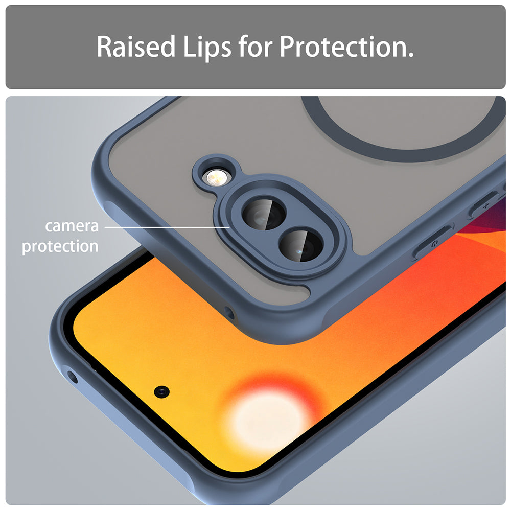 Pouzdro MagSafe pro Google Pixel 10a, Techsuit, HaloFrost II, Námořnická modř