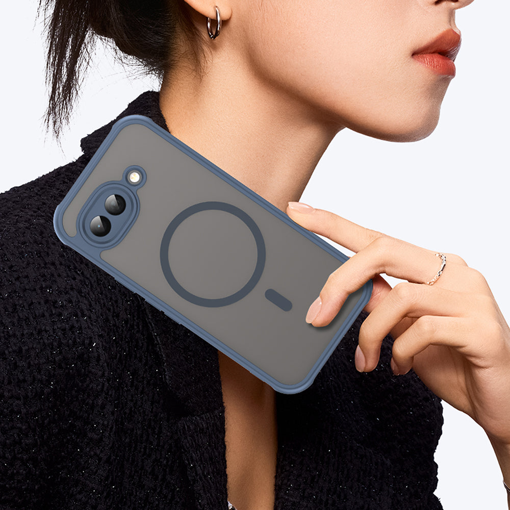 Pouzdro MagSafe pro Google Pixel 10a, Techsuit, HaloFrost II, Námořnická modř