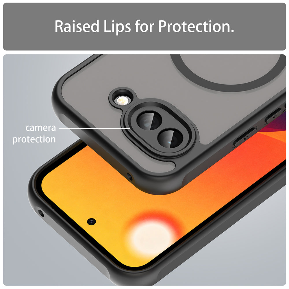 Pouzdro MagSafe pro Google Pixel 10a, Techsuit, HaloFrost II, Černá