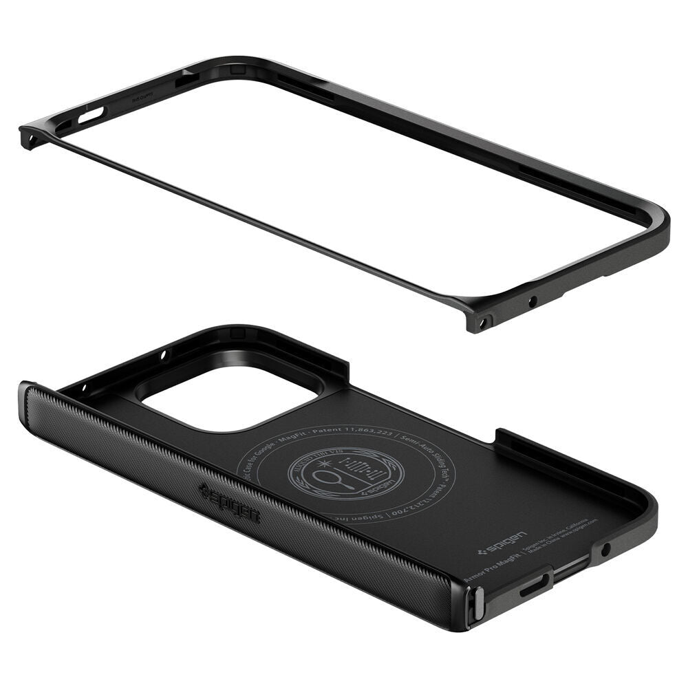 MagSafe pouzdro pro Google Pixel 11 Pro Fold, Spigen, Slim Armor Pro, černé ACS11458