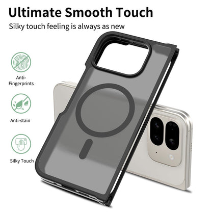 MagSafe pouzdro pro Google Pixel 11 Pro Fold, Techsuit, PureFrost, Černá saténová