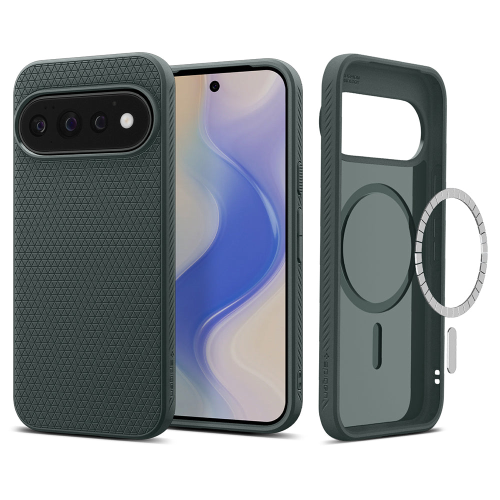 MagSafe pouzdro pro Google Pixel 11 Pro, Spigen, Liquid Air, zelené ACS11858