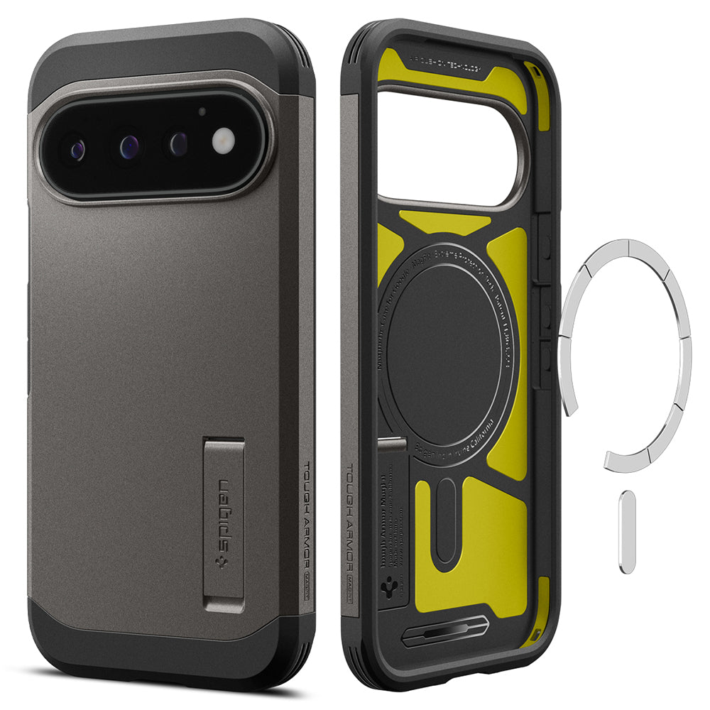 MagSafe pouzdro pro Google Pixel 11 Pro, Spigen, Tough Armor, šedé ACS11860