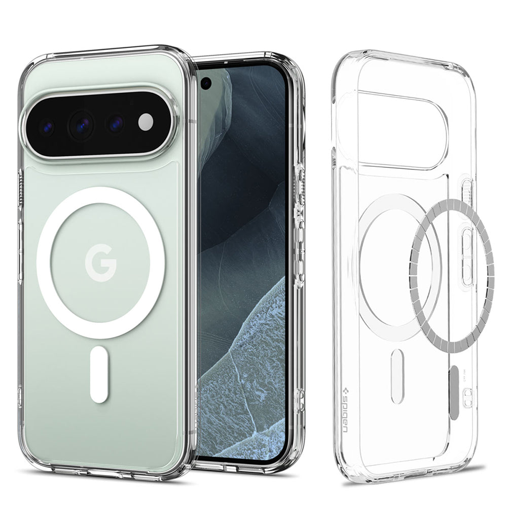 MagSafe pouzdro pro Google Pixel 11 Pro, Spigen, Ultra Hybrid, Průhledná bílá ACS11431