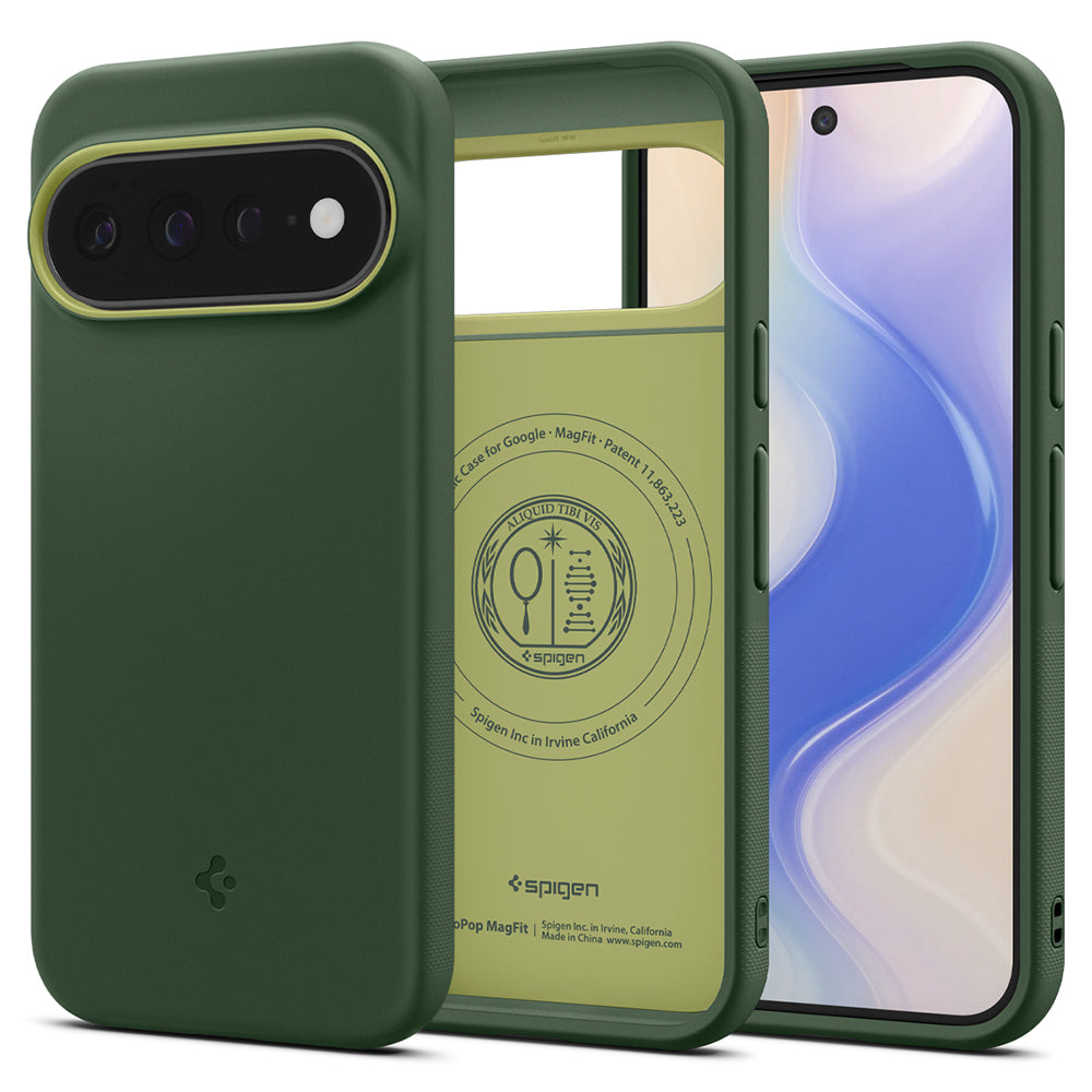 MagSafe pouzdro pro Google Pixel 11 Pro XL, Spigen, Caseology Nano Pop, zelené ACS11456