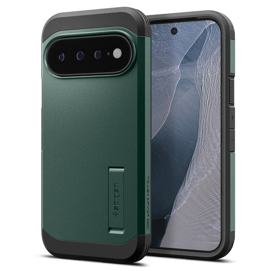 MagSafe pouzdro pro Google Pixel 11 Pro XL, Spigen, Tough Armor, zelené ACS11864
