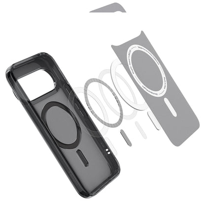 MagSafe pouzdro pro Google Pixel 11 Pro XL, Spigen, Ultra Hybrid, Černá Satinovaná ACS11452