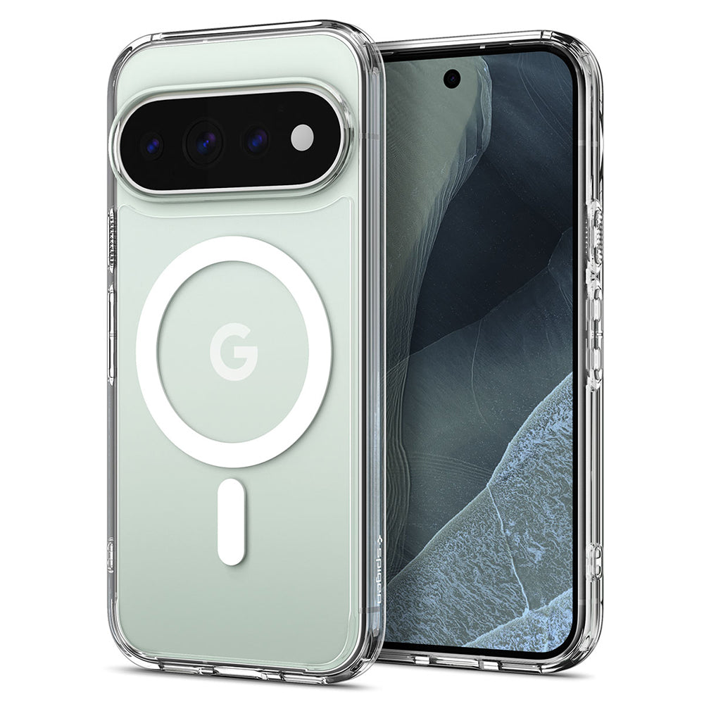 MagSafe pouzdro pro Google Pixel 11 Pro XL, Spigen, Ultra Hybrid, Průhledná bílá ACS11451