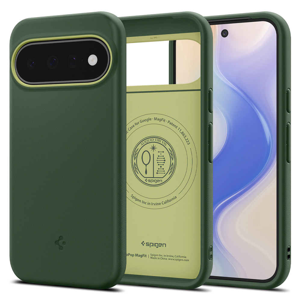 MagSafe pouzdro pro Google Pixel 11, Spigen, Caseology Nano Pop, zelené ACS11446