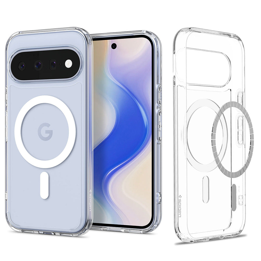 MagSafe pouzdro pro Google Pixel 11, Spigen, Ultra Hybrid, Průhledná bílá ACS11441
