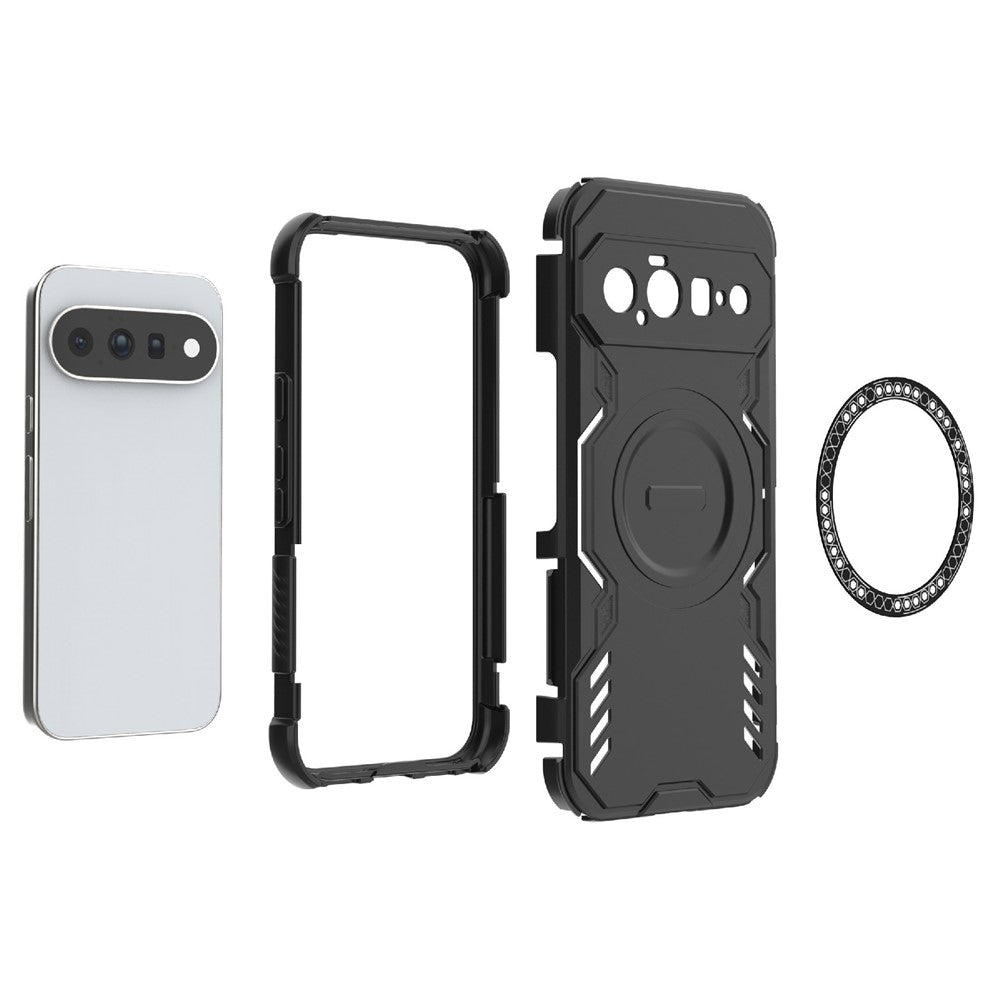 MagSafe Case for Google Pixel 11, Techsuit, ArmorMag, Black