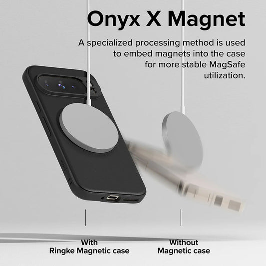 MagSafe pouzdro pro Google Pixel 9 Pro, Ringke, Onyx, černé