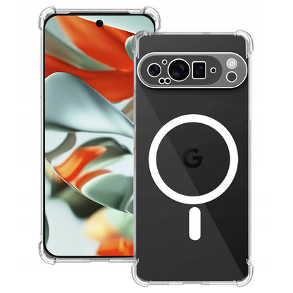 MagSafe pouzdro pro Google Pixel 9 Pro XL, Techsuit, nárazuvzdorné, průhledné