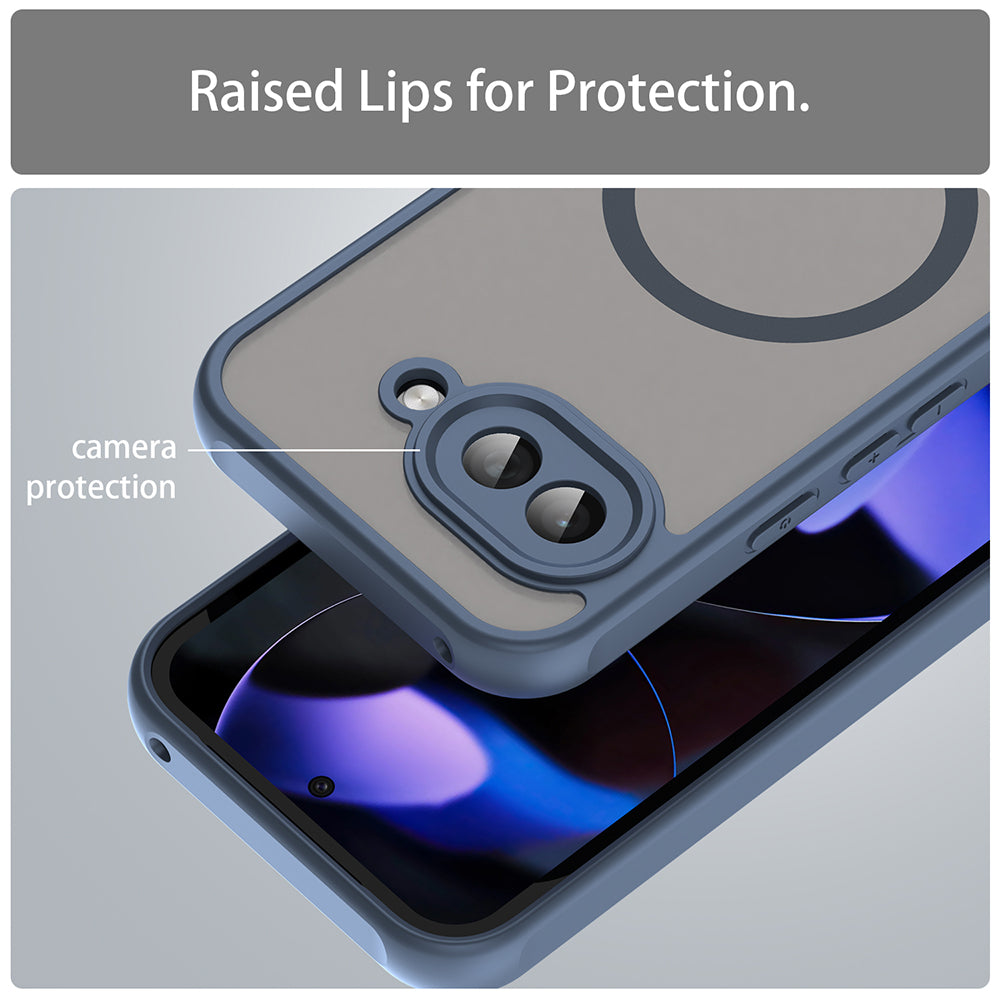 MagSafe pouzdro pro Google Pixel 9a, Techsuit, HaloFrost II, Tmavě modrá